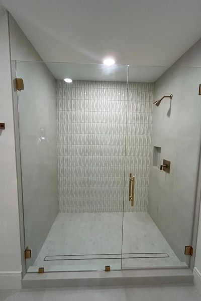 custom tile shower installation for a Dedham MA home